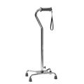 Lumex Quad Cane Sm Bs Ort Gp Brnz Silver Collection PK 6125A